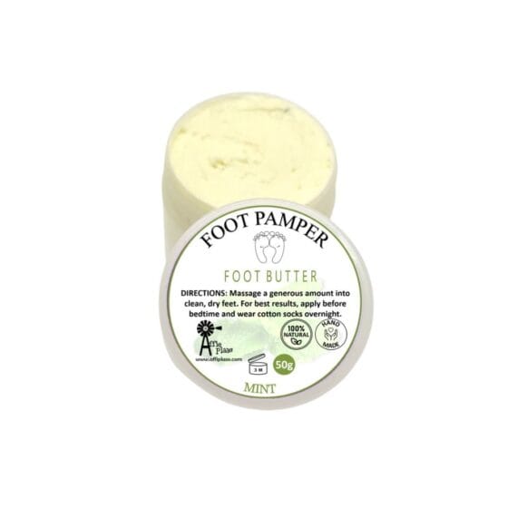 ap n04 affieplaas natural foot butter mint 50g