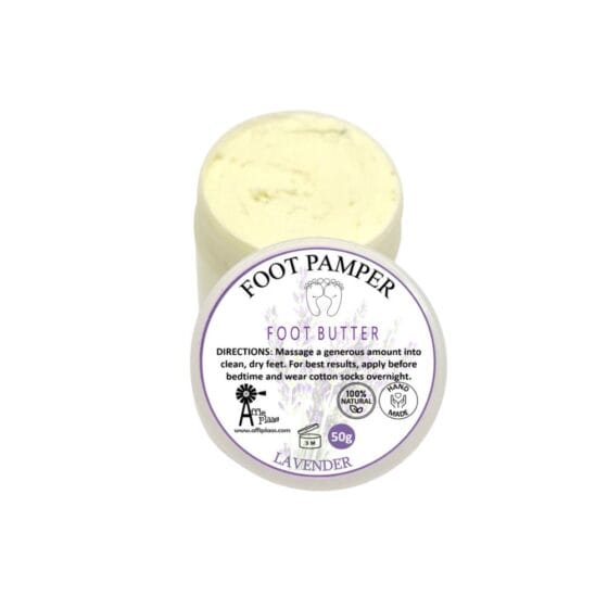 ap n09 affieplaas natural foot butter lavender 50g
