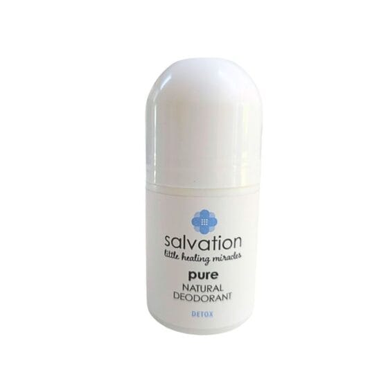 Salvation Little Healing Miracles Pure Natural Deodorant Detox roll-on — aluminium-free, fragrance-free natural deodorant available at Toeka South Africa