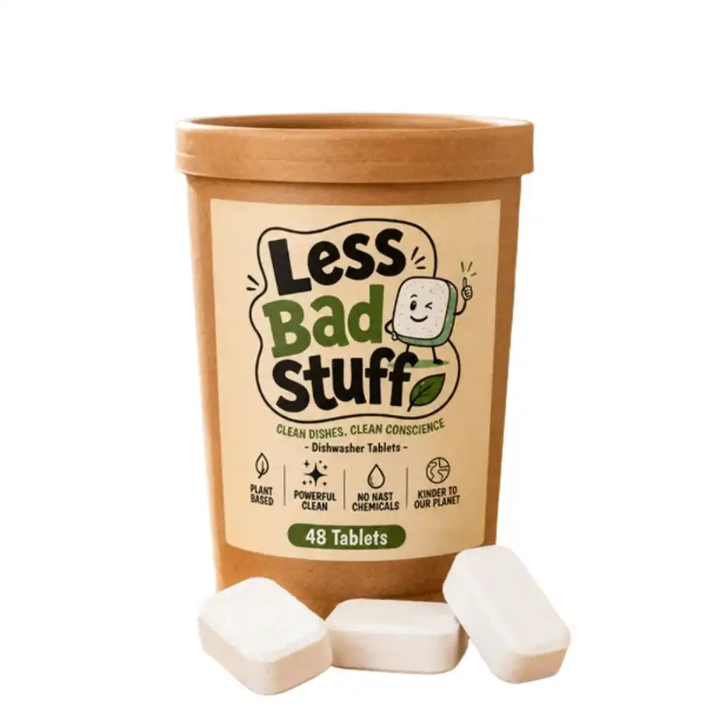 lbs 48 less bad stuff dishwasher tablets 48 pack